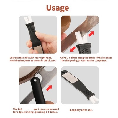 Ice Skate Edge Sharpener Practical Hockey Skate Sharpening Tool Enduring