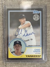 2018 Topps Update Series - 1983 Topps Design Autographs Chad Green #83A-CG Black