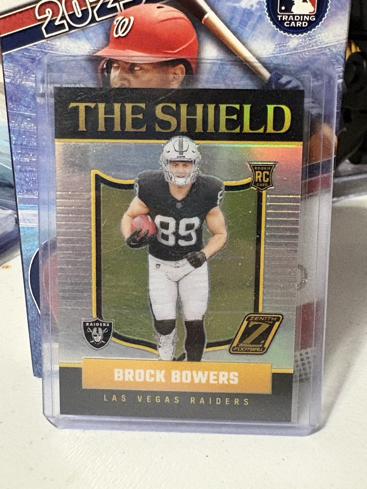 2024 Panini Zenith Brock Bowers The Shield SSP  #8 (RC)