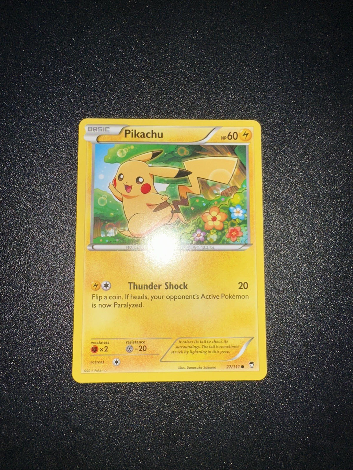 Pokémon TCG Pikachu 27/111 XY Furious Fists Regular NM/LP