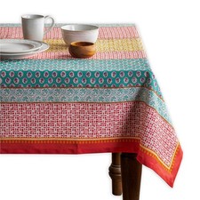 Table Cloth Rectangle Table 100 Cotton 60 x 90 Inches Tablecloth Reusable De...