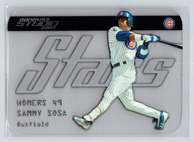 2003 Donruss Studio - Stars #SS-30 Sammy Sosa
