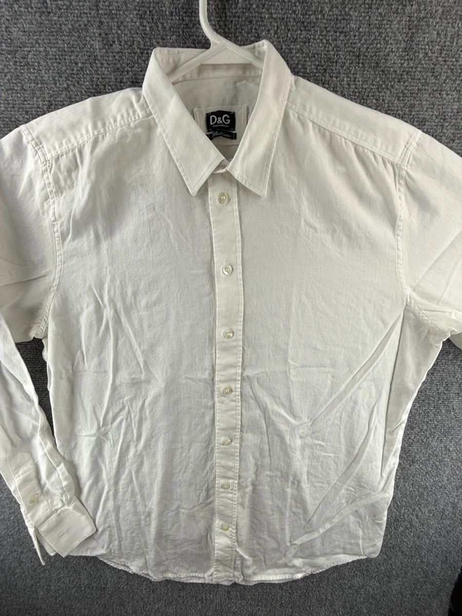 Dolce&Gabbana Long Sleeve White Shirts for Men for sale | eBay
