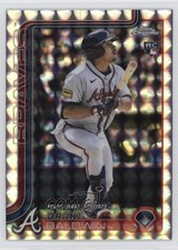 2025 Topps Chrome Update Debut Geometric Refractor Drake Baldwin Rookie RC