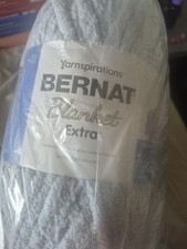 2 Piece Yarnspiration Bernat Blanket Extra Yarn 10.5oz Each