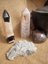 Witchcraft Essentials Crystals Set of 4 Gemstones *FREE P&P* -