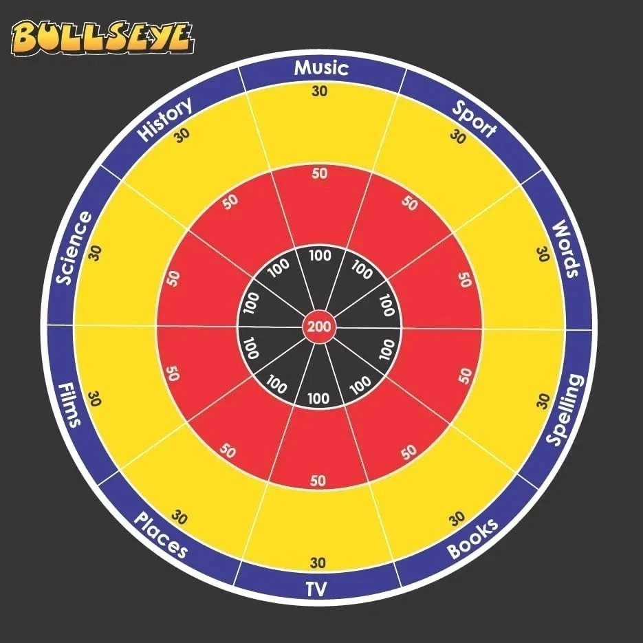 Bullseye Quiz Board Game Official Classic TV Show Game - Image 3 of 4