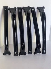 Set of 6 Helo Wheels Black Insert Part# HE866-K2085 Stock# 4774