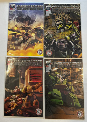 Transformers: Micromasters: Vol 1, 4 PACK Issue's 1-4 VF Dreamwave 2004.