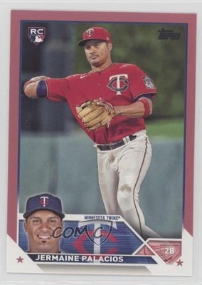 2023 Topps Series 1 Mother's Day Hot Pink 2/50 Jermaine Palacios Rookie RC qf8
