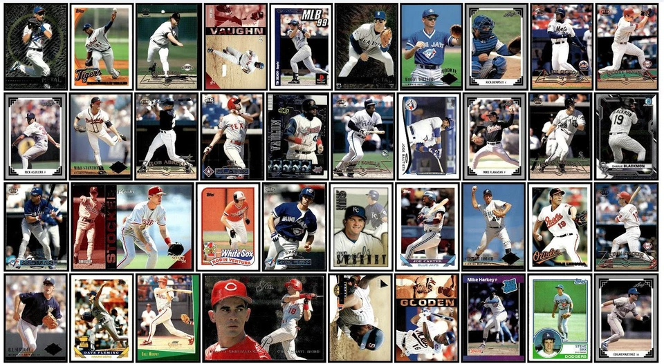 Смешанный лот из 97 бейсбольных спортивных карточек 1983-2021 Los Angeles Dodgers - Изображение 2 из 3