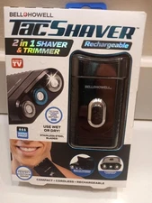 Bell & Howell Tac Shaver(2839FEE)2 in1 Shaver/Trimmer-Wet or Dry use! Bonus Buy!