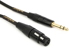JUMPERZ JGTRSXF-2 Gold TRS-XLRF Patch Cable - 2 foot