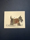 Vintage Costume Jewelry Coldwater Creek Scottie Dog Brooch Pin