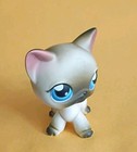LPS Littlest Pet Shop Siamese Cat #5 Hasbro Authentic Blue Eyes 2004 — photo 3