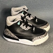 Nike Air Jordan 3 Retro Green Glow TD Shoes DM0968-031 Toddler Size 5C