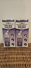 (2 Pack) NeilMed NasaMist, Saline Spray Nasal Wash, All-in-One Sterlie 01/29 Exp