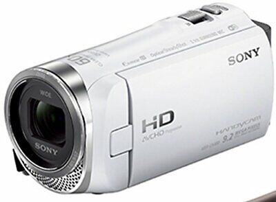 SONY HD Camcorder Handycam HDR CX W White x optical   eBay