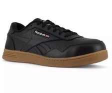 NIB MEN'S REEBOK RB4154 CLUB MEMT WORK BLACK COMP. TOE SR EH XTR LOW SHOES $110