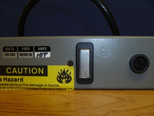 Controltek Power Bar 19" Rack Mount C20 Plug Inlet C14 Skt Outlet Fuse Light D21 - Picture 3 of 5