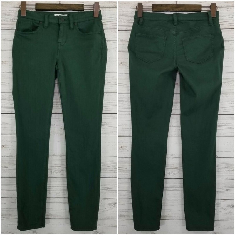 *Flaws* Madewell Womens Size 26 Skinny Skinny Green Ankle Denim Jeans C9620