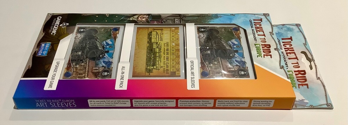 ticket to ride europe card sleeves Card Sleeve Bundle: Ticket to Ride™, Rails & Sails