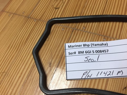 Rubber Seal 11421M Yamaha Mariner 6hp 8hp Outboard 1978 - 1986 - Picture 3 of 4