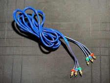 PRO-FLEX Component Gold Plated Audio Cables Braided 12’ Twelve Feet High Quality