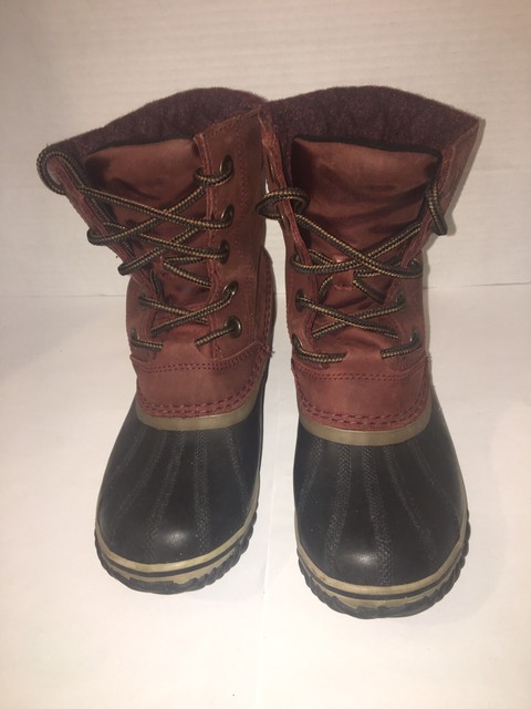 sorel slimpack riding boot umber