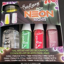 Its So easy Hot Neon Night Nail Art Kit