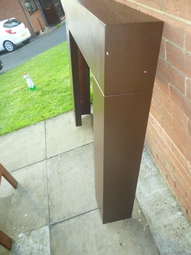 Dark wood fire surround brand new boxed for collect only - Picture 3 of 3