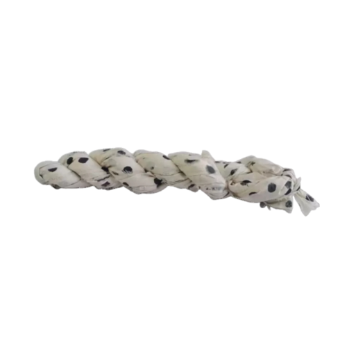 Polka dot recycled sari silk ribbon - Picture 5 of 7