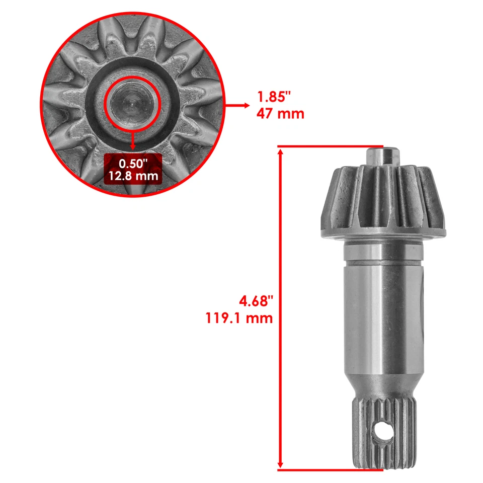 Caltric Front Differential Rebuilt Kit For Polaris Ranger XP 800 2012 - Image 3 of 4