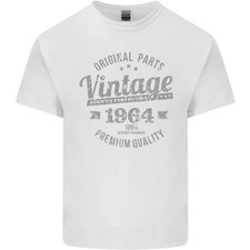 Vintage Year 62nd Birthday 1964 Mens Cotton T-Shirt Tee Top
