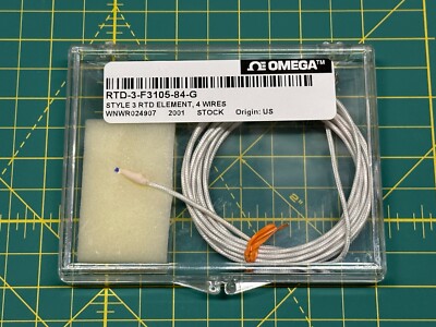 Omega RTD-3-F3105-84-G Pt100 Temperature RTD Element 4-Wire Class A 84in NEW