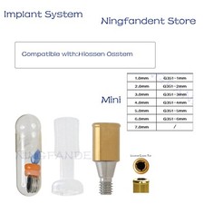 Hiossen Osstem Dental Attachment Locat0r Caps Overdenture Implant Mini Abutments