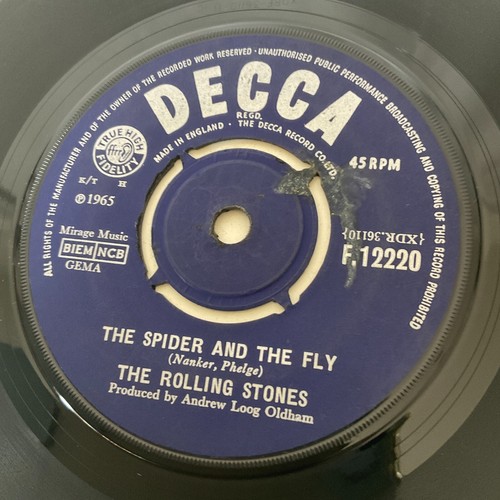 Rolling Stones - (I Can't Get No) Satisfaction UK 1965 Decca 45 VG+ Orig Sleeve - Picture 7 of 9