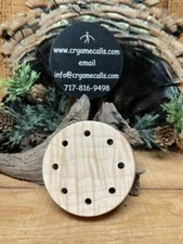 1 -Sweet Caller Curly Maple Turkey Call Pot Unfinished or Finished No Tools 