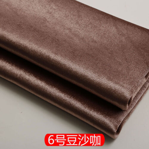 Sofa Upholstery Velour Fabric Thick European Soft Roll Cushion Velvet DIY Cloth - Picture 14 of 31