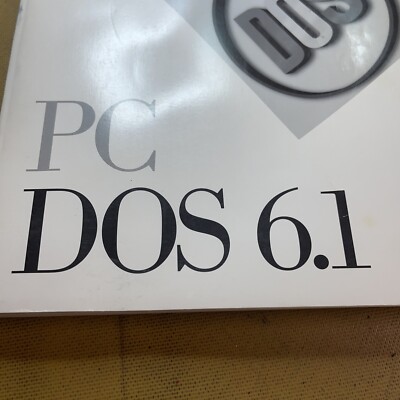 vintage IBM PC DOS 6.1 users guide manual | eBay