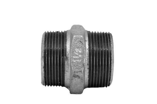 Galvanised Malleable Iron Hex Nipple 15mm - 50mm (1/2" - 2") - Picture 17 of 21