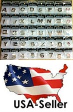 Self Adhesive Stickers For Auto 3d Emblem Badge Letters Numbers Chrome Symbols