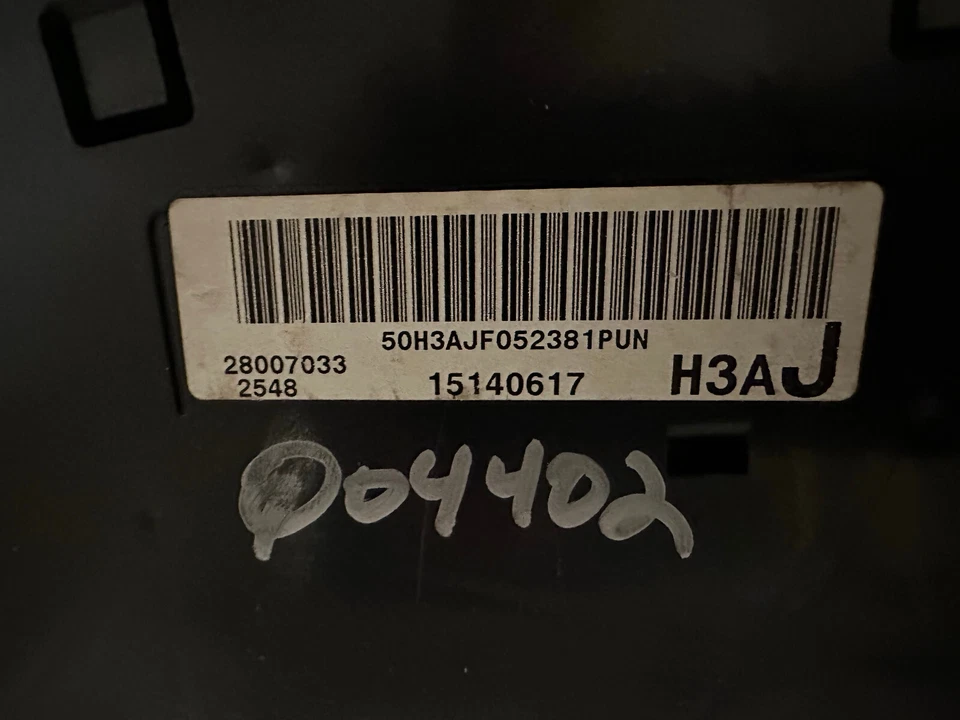 Cuadro de instrumentos velocímetro 06 Envoy/XL/Isuzu Ascender RECONSTRUIDO 189.489 millas Foto 3 de 3