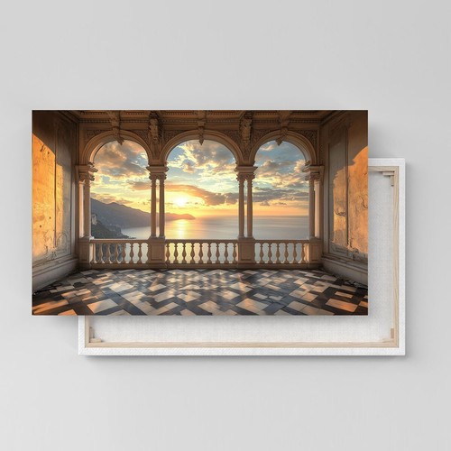 Romantische Aussichten Leinwandbild Fotoposter Wandbild - Bild 6 von 7