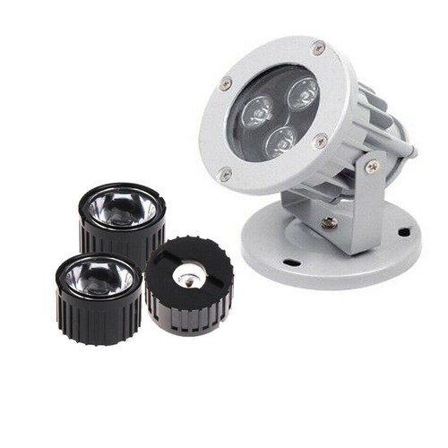 LED Lens 5 15 30 60 90 120 Degrees +Bracket For 1W 3W 5W High Power LED 10PCS - Picture 4 of 9