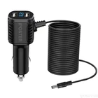 3.5m Dual USB Port Car Cigarette Lighter Charger Voltage Display DC Battery Test