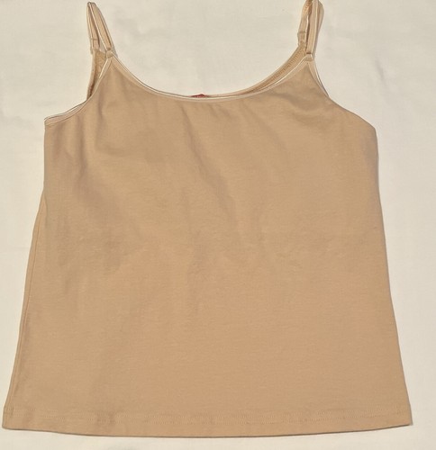 Women’s Juniors Esprit Beige Cami Tank Large - 第 1/3 張圖片