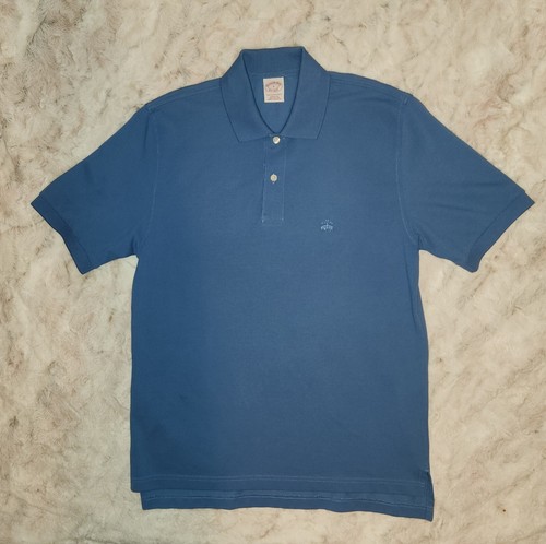 Brooks Brothers 1818 Herren Größe S Performance Polo Original Passform blau Hemd gebraucht, in einwandfreiem Zustand