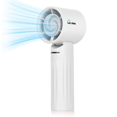 Handheld Fan, Adjustable Blowing Angle, Mini Portable Turbo Fan, Usb Type-C Rech