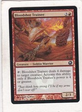 Magic MTG: Foil: Scars of Mirrodin: Blood-Shot Trainee